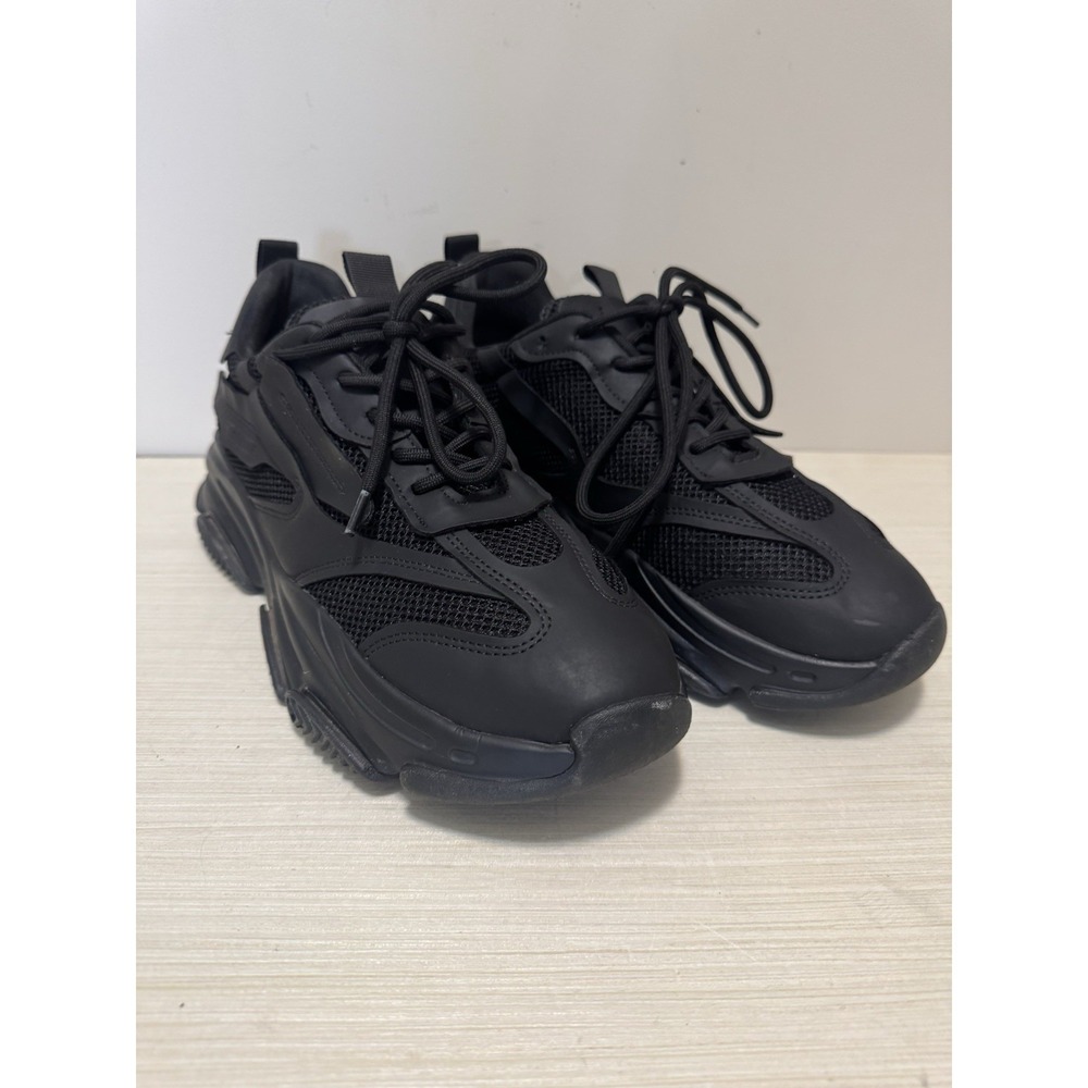 Steve Madden Men's Chunky Athletic Sneakers‎ – Triple Black – Size 12